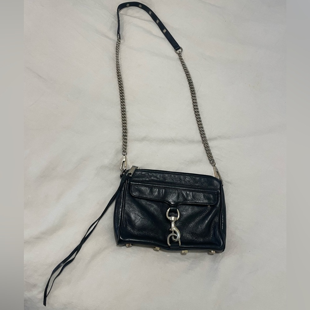 Rebecca Minkoff Black Leather Crossbody Bag
